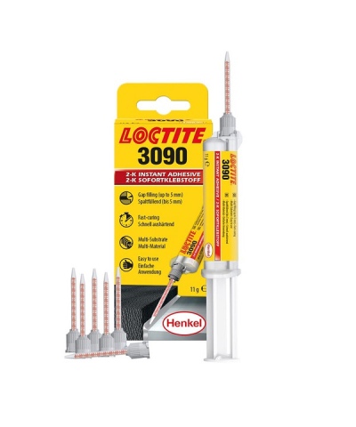 Loctite 3090 Двухкомпонентный клей с высокой заполняющей способностью.