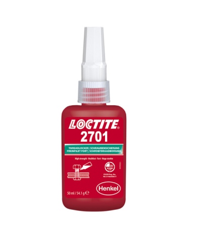 Loctite 2701 Резьбовой фиксатор высокой прочности для неактивных металлов