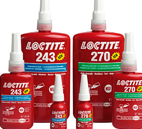 Таблицы выбора продуктов Loctite